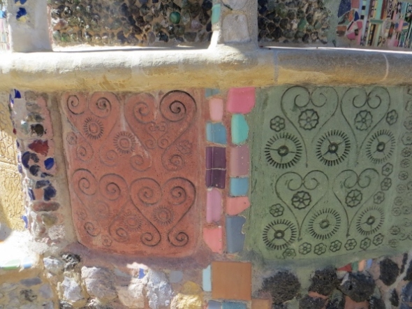 patterned concret panels watts towers