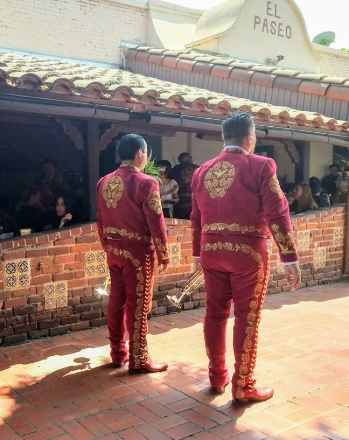 Two mariachis at Olvera Steet LA City Pix